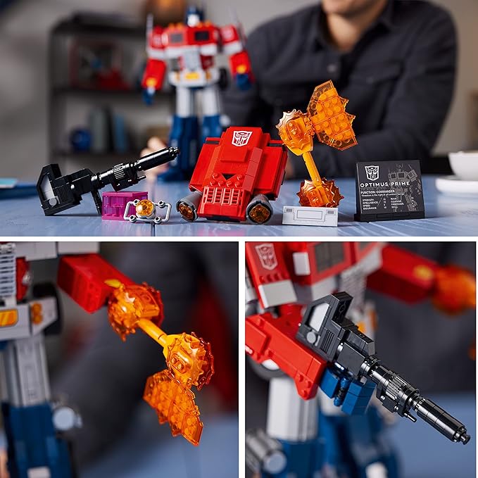 LEGO Icons Optimus Prime 2-in-1 Robot and Truck , 1508 pcs , 18+