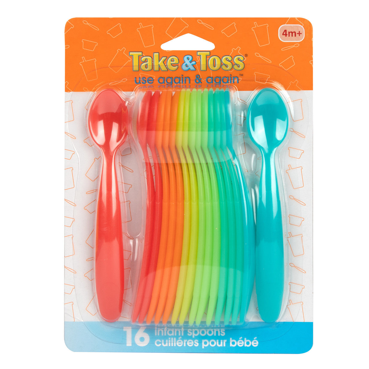 The First Years Take & Toss Infant Spoons - 16 Pack