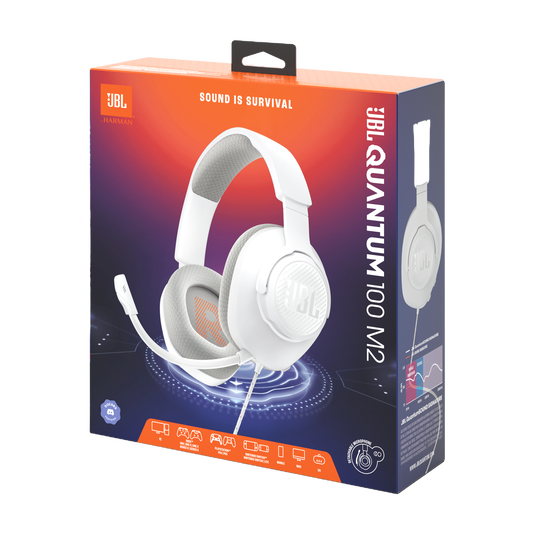 JBL Quantum 100M2 - White JBL Quantum 100M2 - White
