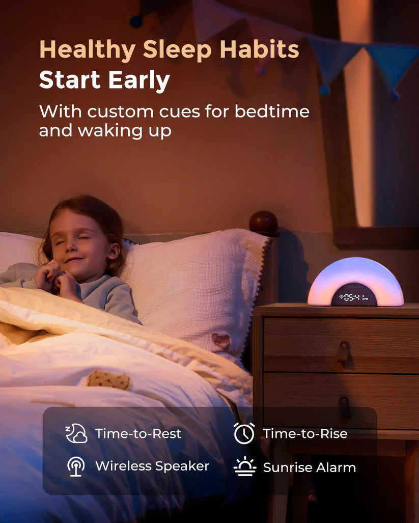 DreamSync Tech™ Smart Baby Sound Machine - Rainbow Light & App Control DreamSync Tech™ Smart Baby Sound Machine - Rainbow Light & App Control