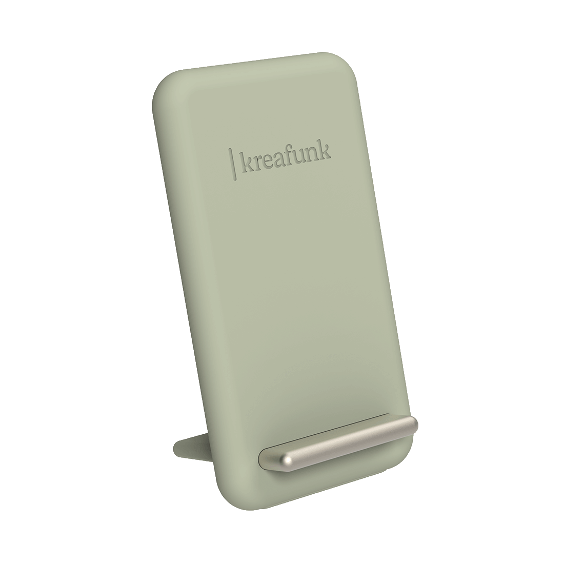 Kreafunk reCHARGE Dusty Olive 15W Wireless Charging Dock