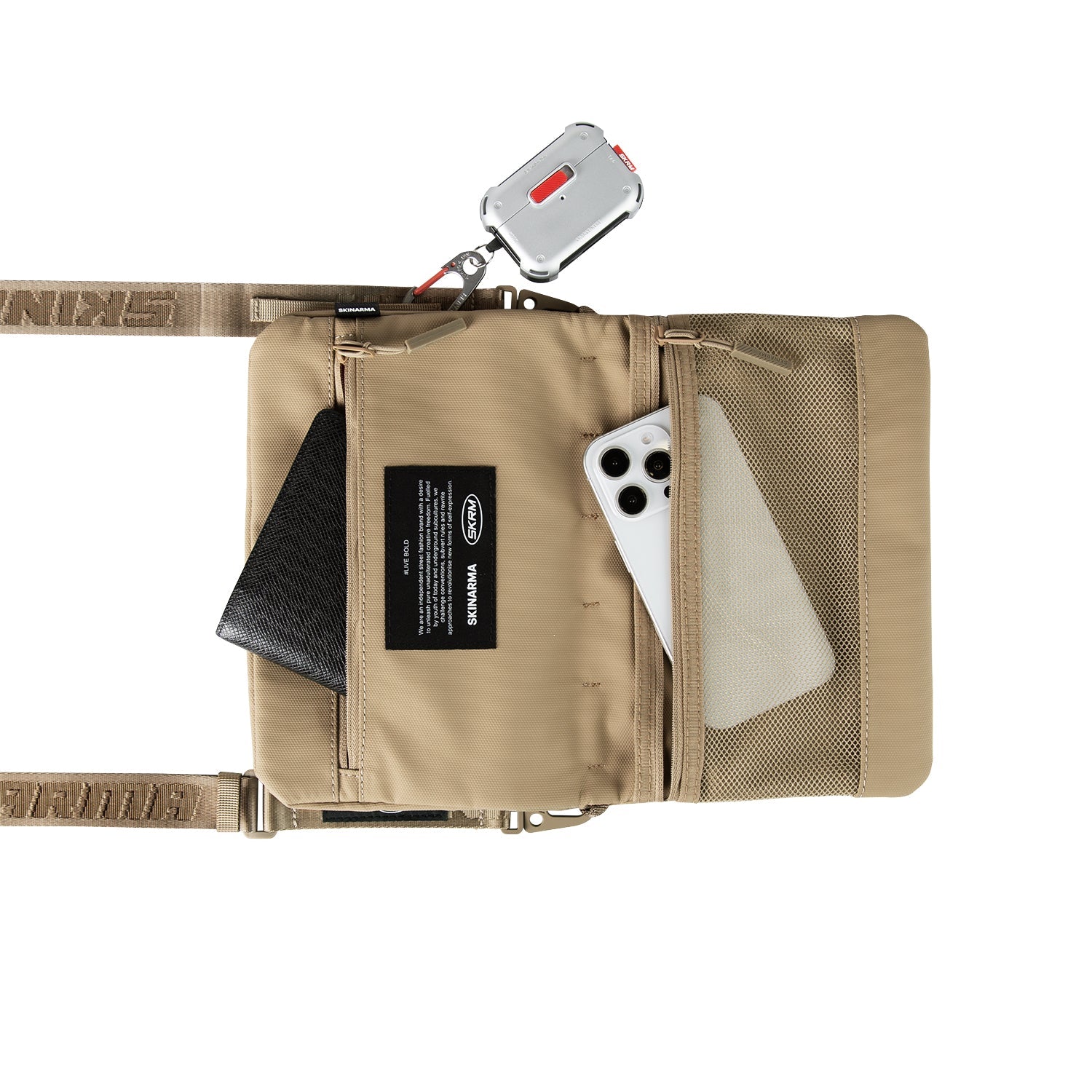 SKINARMA SATCHEL JUNO - KHAKI SKINARMA SATCHEL JUNO - KHAKI