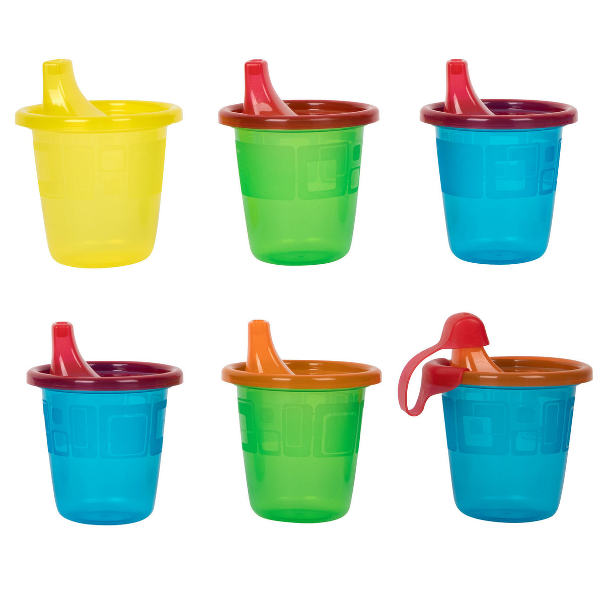 The First Years Take & Toss Spill-Proof Sippy Cups 7 oz - 6 Pack