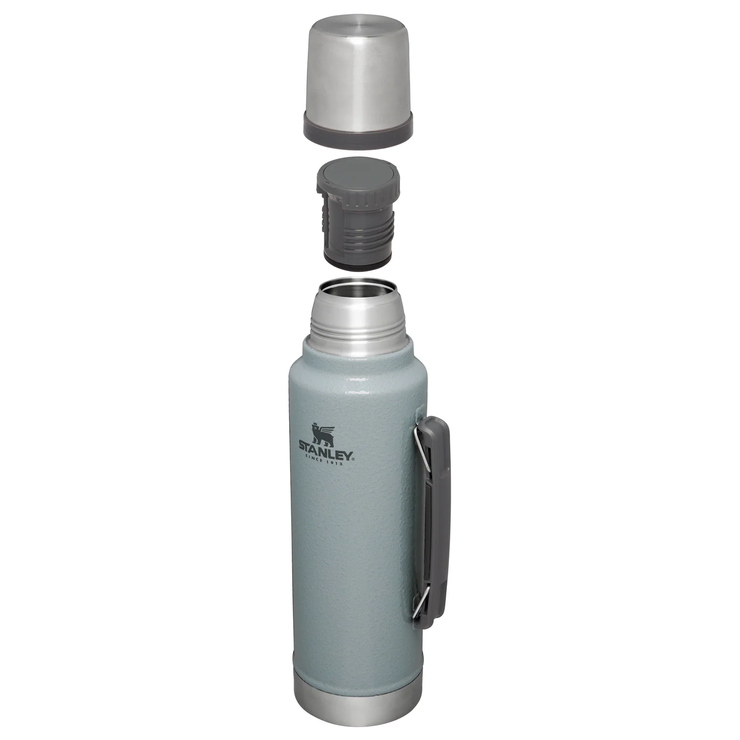 STANLEY CLASSIC LEGENDARY BOTTLE | 1.0L HAMMERTONE Silver