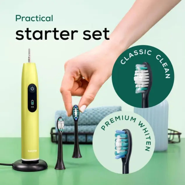 Beurer SC 50 Electric Sonic Toothbrush - Splashy Lemon