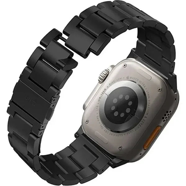 UNIQ Osta Apple Watch 44-49 mm Steel Strap with Self-Adjustable Links - Black