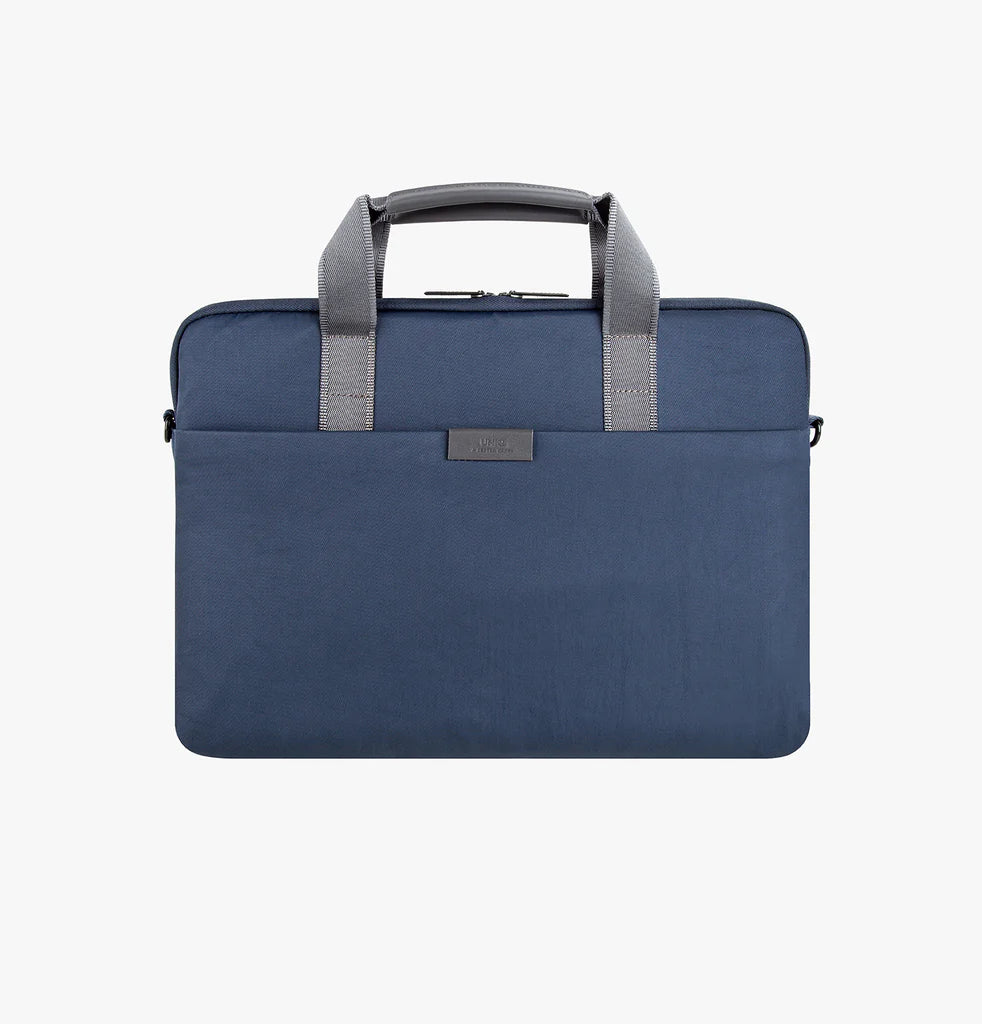 UNIQ Stockholm Water-Resistant Nylon Protective Messenger Bag 16 inch - Blue