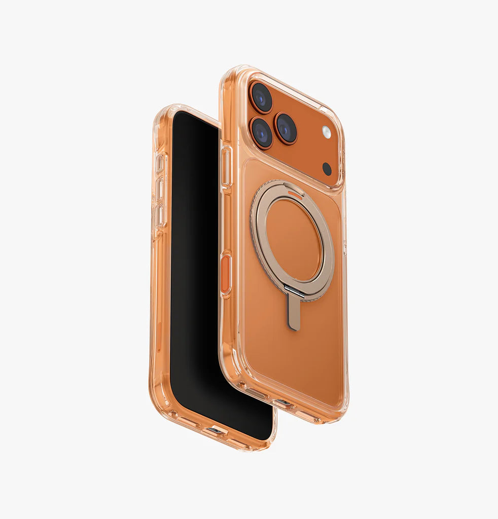 UNIQ Swivix Rotating Kickstand Case for 17 Pro - TAUPE GOLD