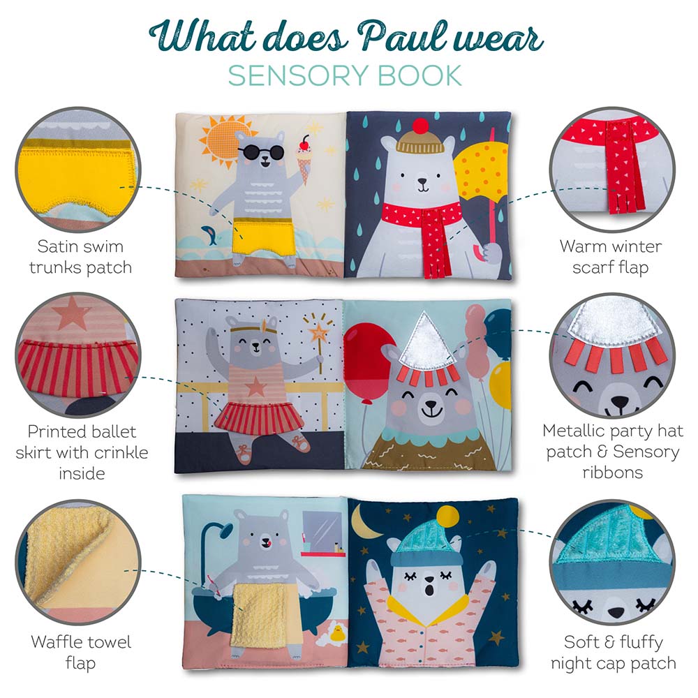 TAF TOYS What Does Paul Wear? Book