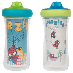 The First Years Marvel Insulated Sippy Cup 9 oz - 2 Pack - Green