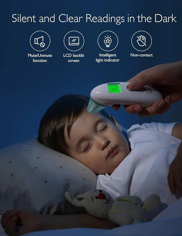 Non-Contact Forehead and Ear Thermometer