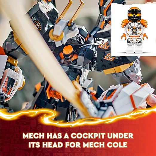 LEGO NINJAGO Cole’s Titan Dragon Mech , Ages 12+