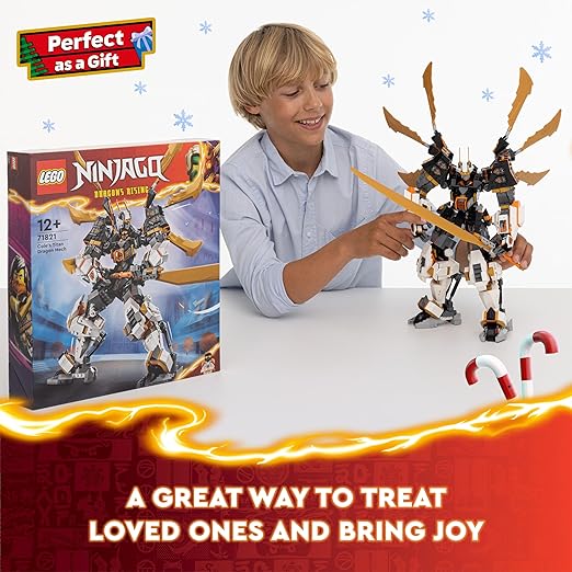 LEGO NINJAGO Cole’s Titan Dragon Mech , Ages 12+