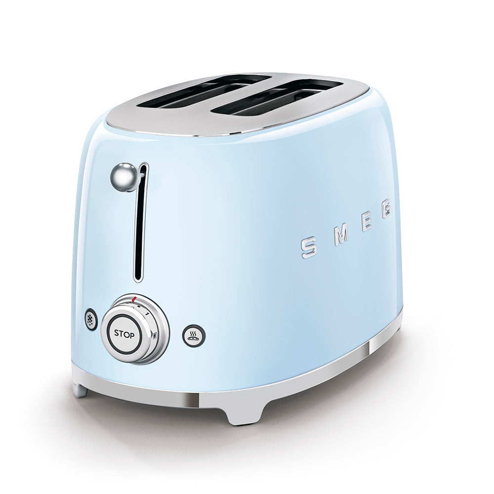Smeg 2-Slice Toaster 50's Style Aesthetic - Pastel Blue