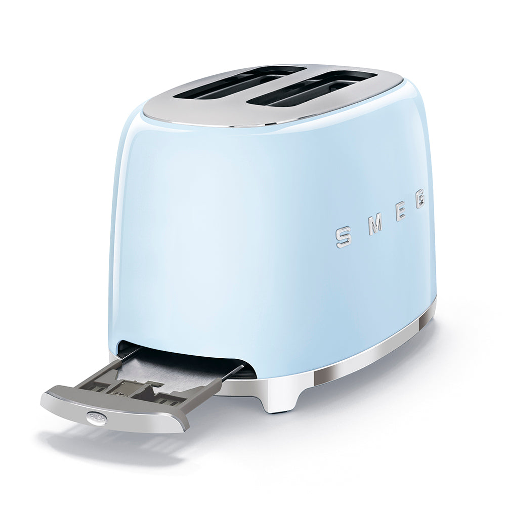 Smeg 2-Slice Toaster 50's Style Aesthetic - Pastel Blue