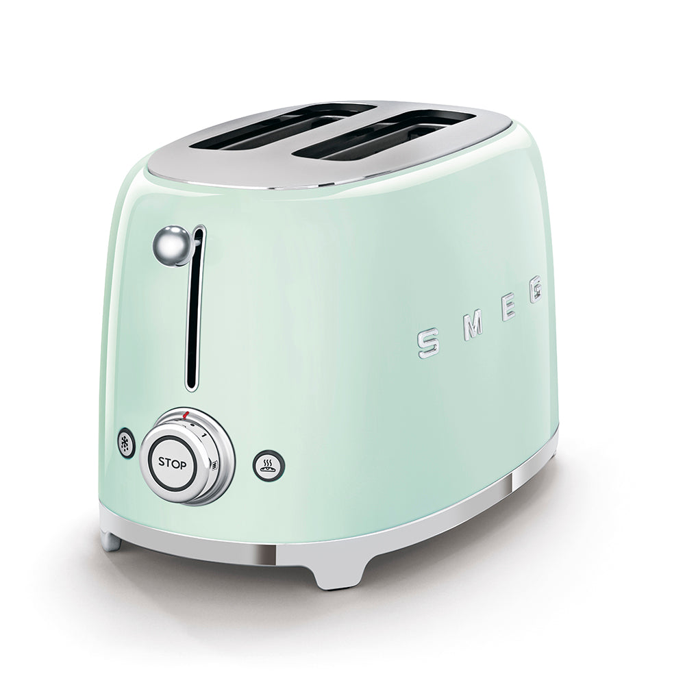 Smeg 2-Slice Toaster 50's Style Aesthetic - Pastel Green