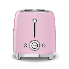 Smeg 2-Slice Toaster 50's Style Aesthetic - Pink