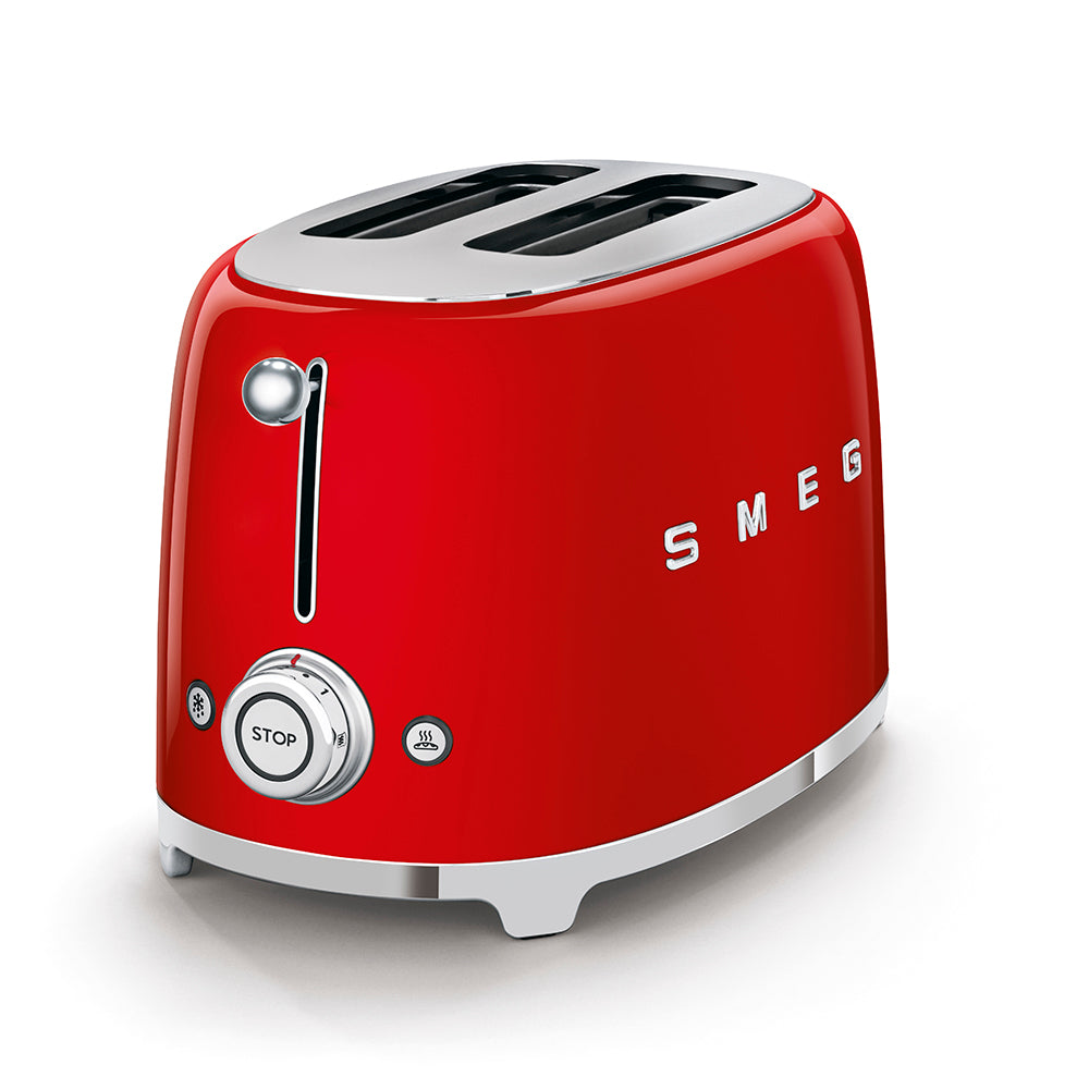 Smeg 2-Slice Toaster 50's Style Aesthetic - Red