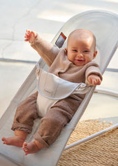 BABYBJÖRN Bouncer Balance Soft - Silver/White Mesh