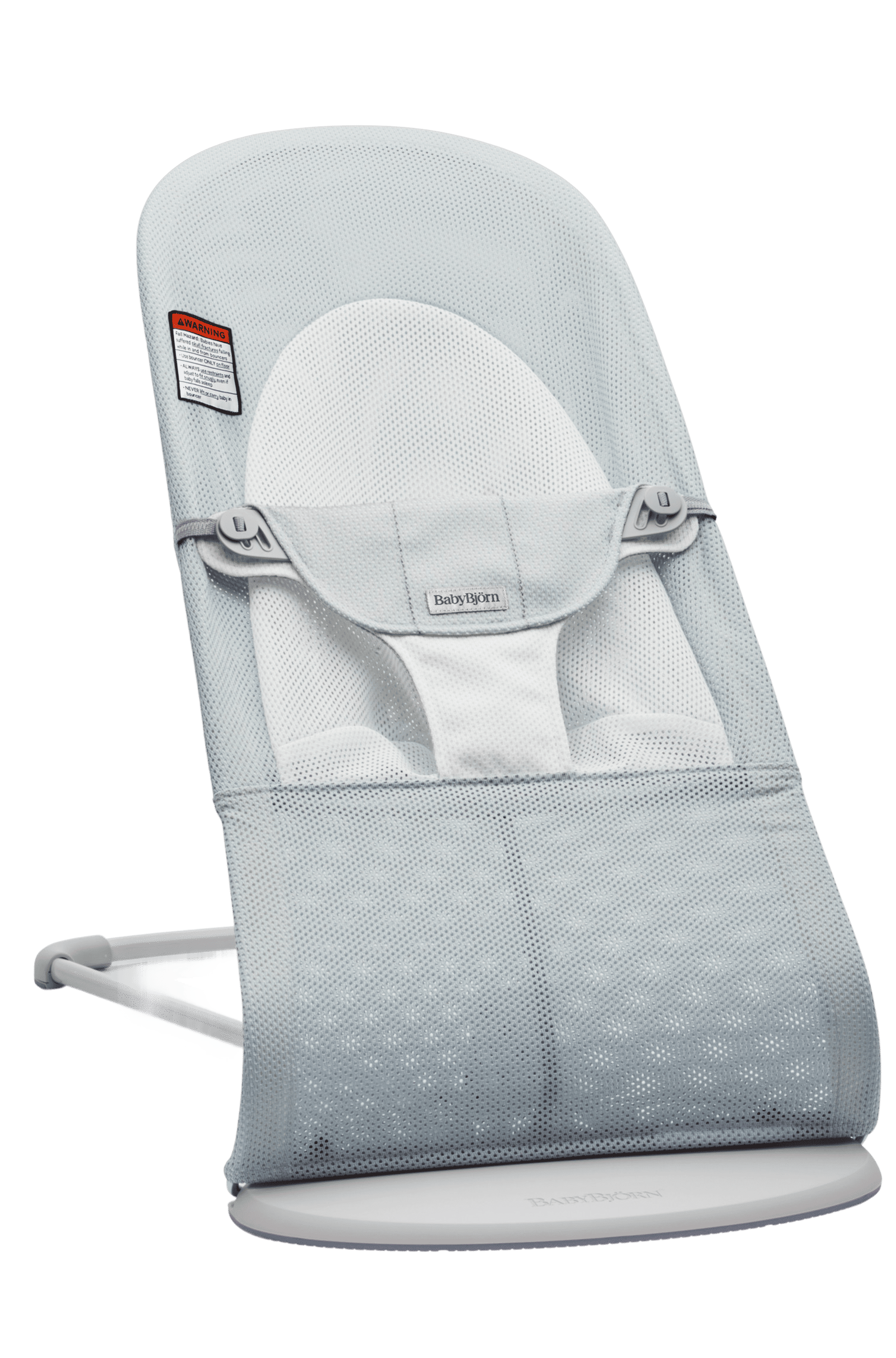 BABYBJÖRN Bouncer Balance Soft - Silver/White Mesh