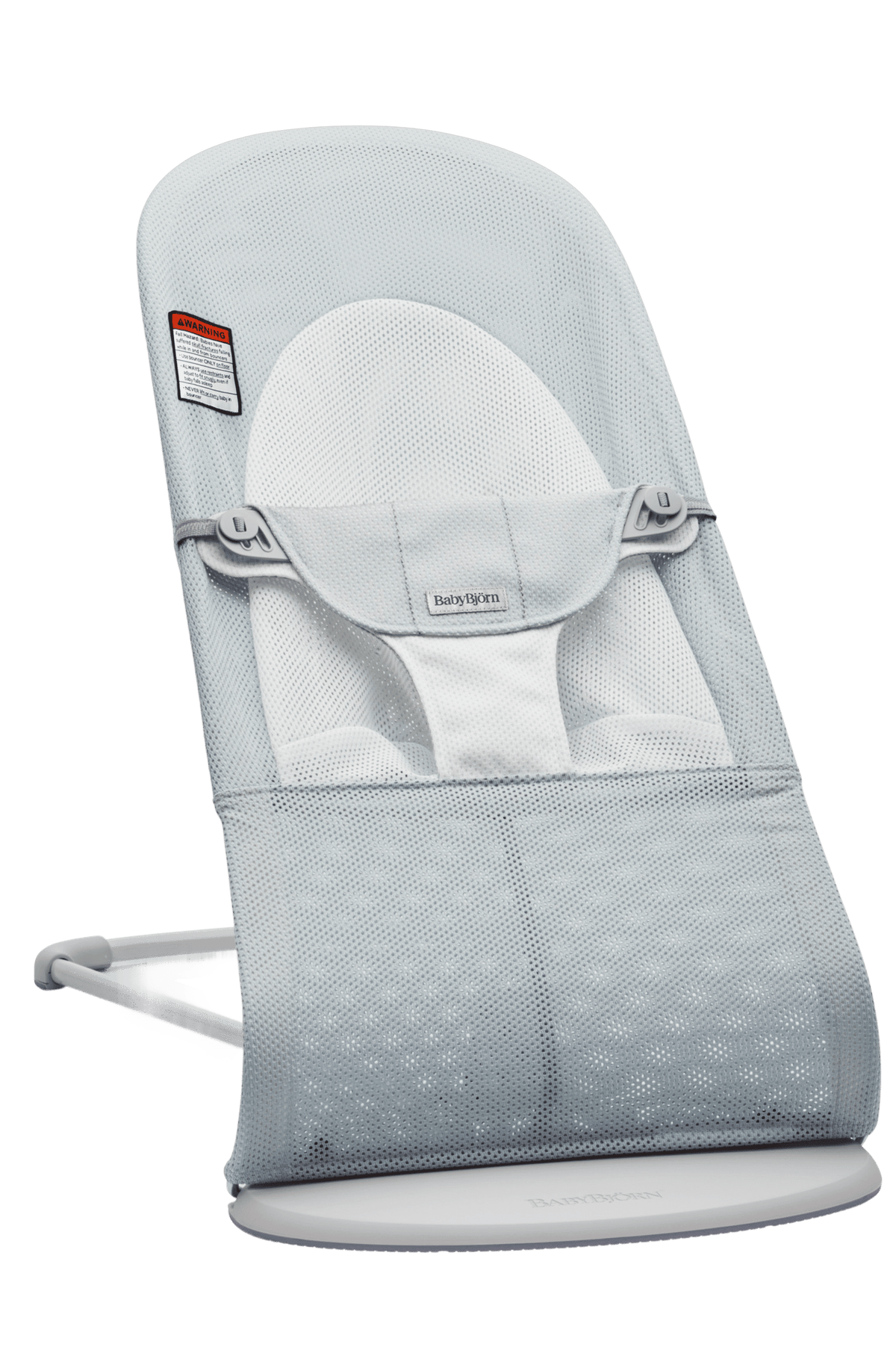 BABYBJÖRN Bouncer Balance Soft - Silver/White Mesh