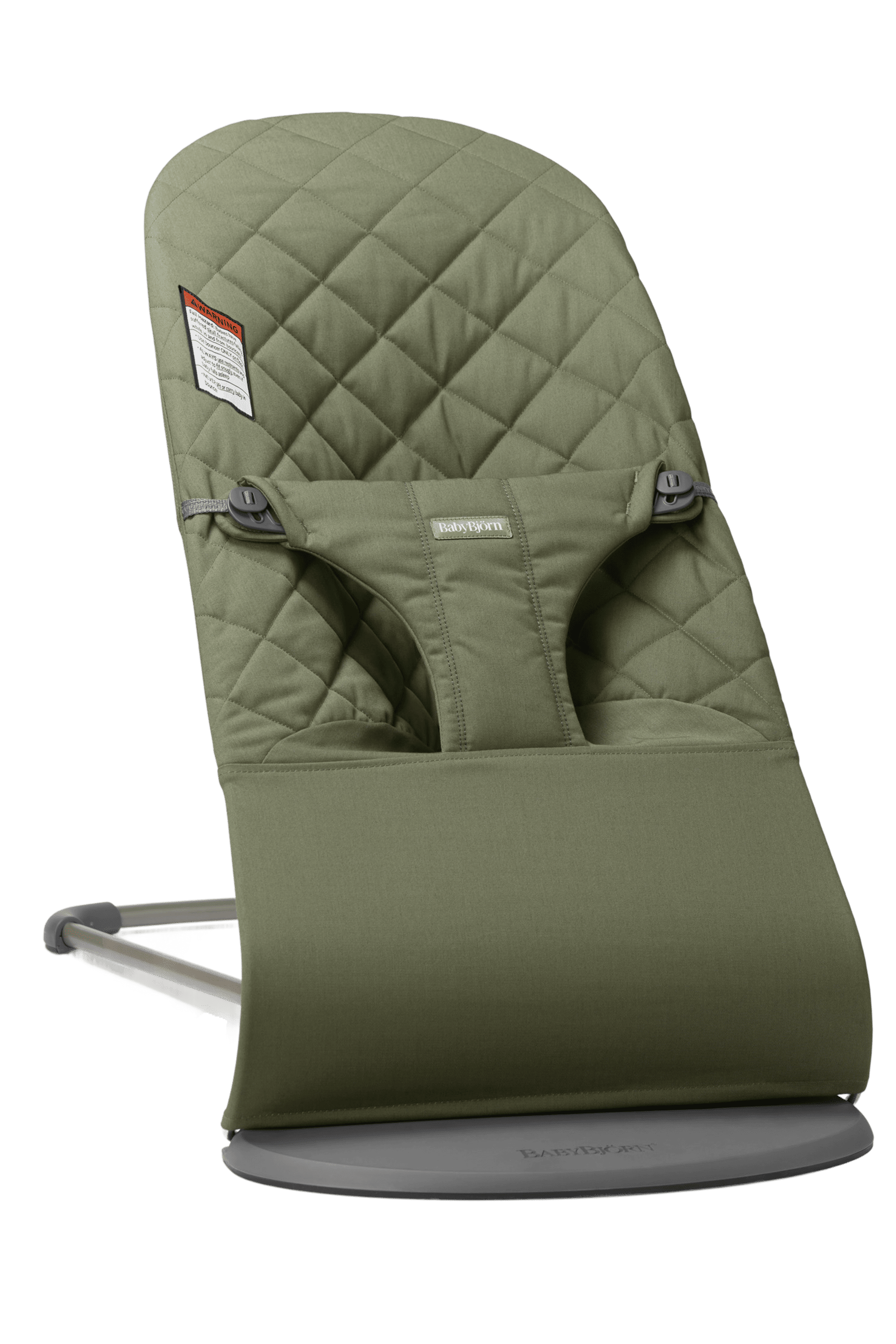 BABYBJÖRN Bouncer Bliss - Dark Green Woven Classic Quilt
