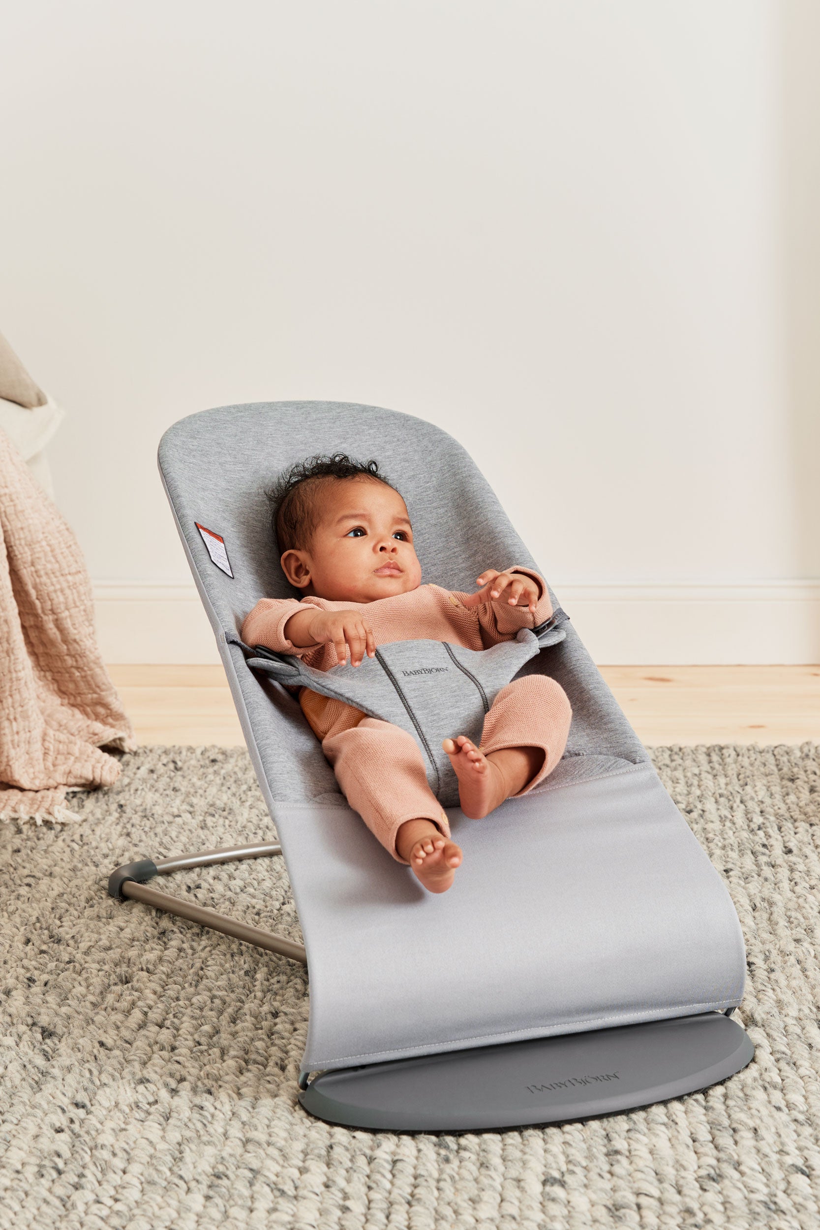 BABYBJÖRN Bouncer Bliss - Light Grey 3D Jersey