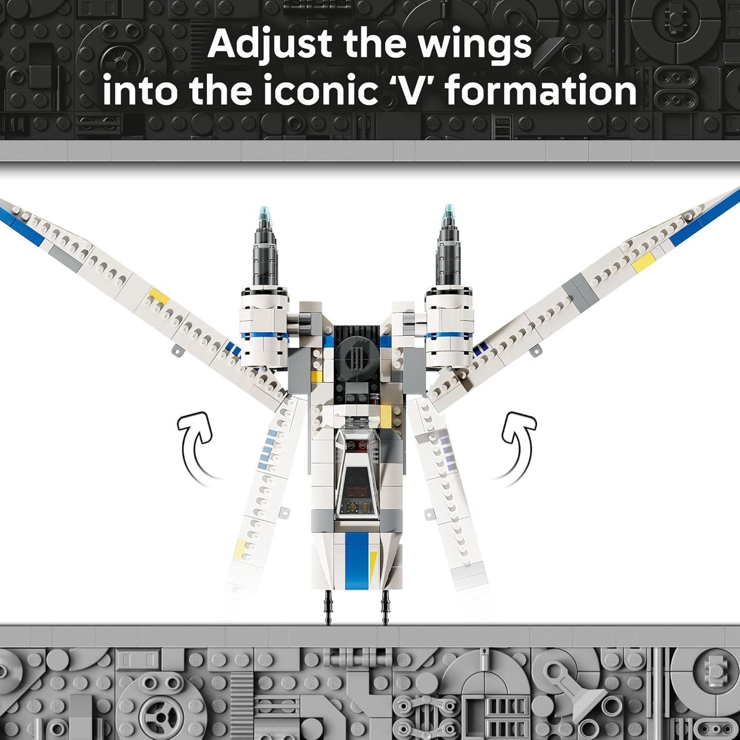 LEGO Star Wars Rebel U-Wing Starfighter Building , Ages 8+