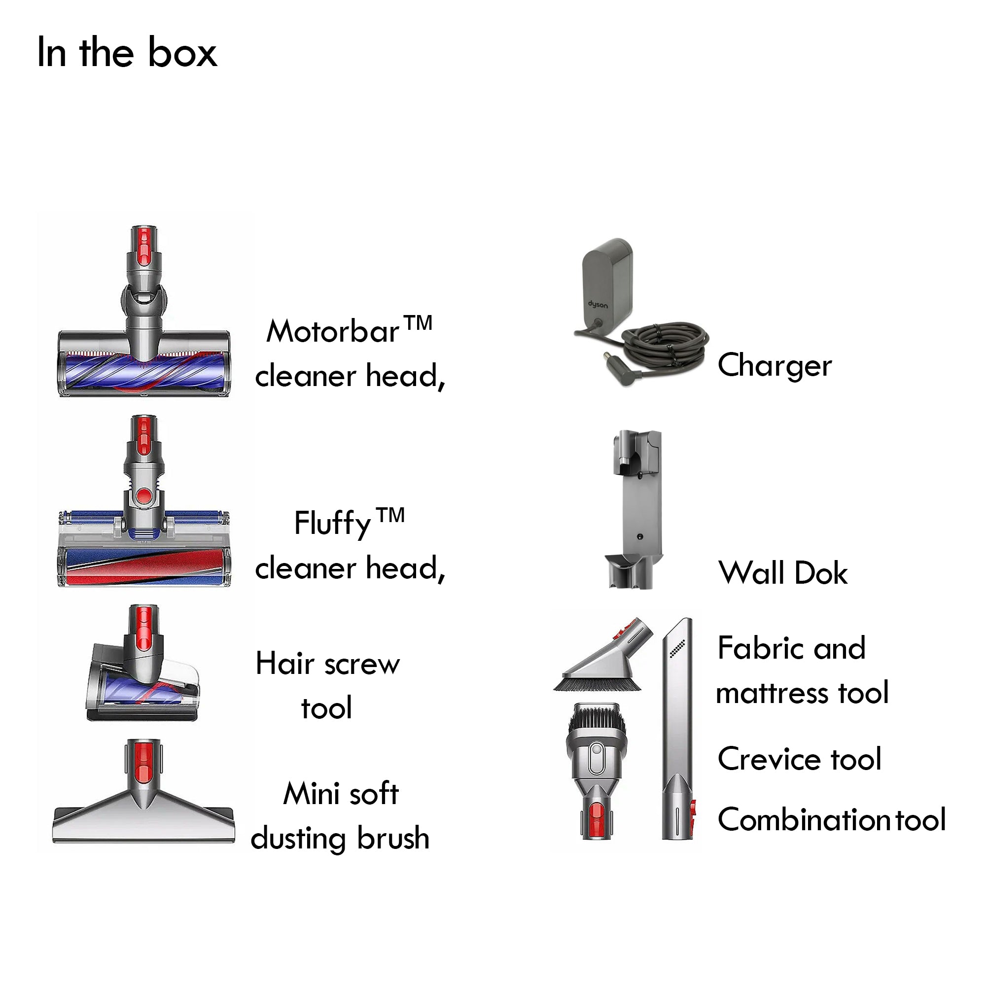 Dyson V8 Absolute Vacuum Cleaner - Silver/Yellow