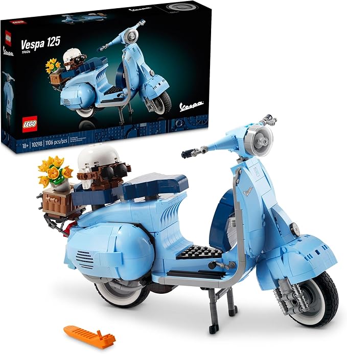 LEGO Icons Vespa 125 Model Building Kit , Ages 18+