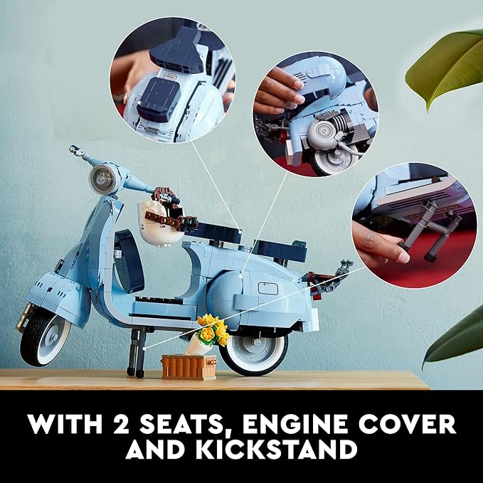 LEGO Icons Vespa 125 Model Building Kit , Ages 18+