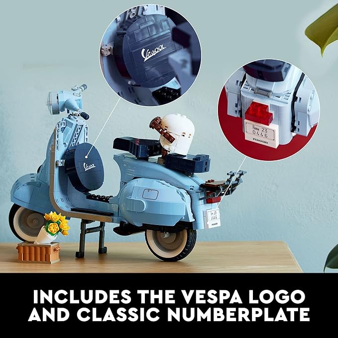 LEGO Icons Vespa 125 Model Building Kit , Ages 18+