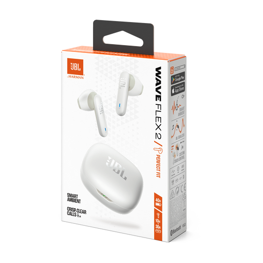 JBL wave flex 2 - White JBL wave flex 2 - White