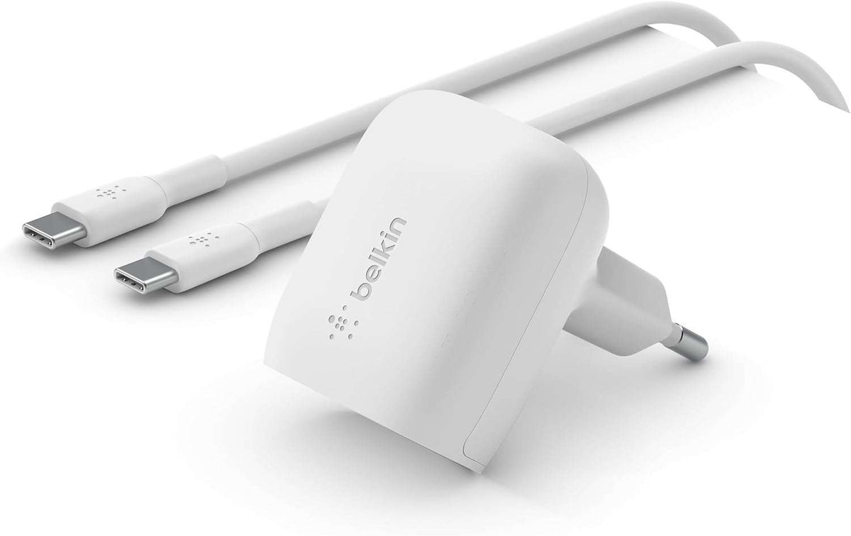 Belkin  BoostCharge USB-C Wall Charger 20w + 1m USB-C to USB-C Cable